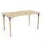 Flash Furniture 23.5 in W, 47 in L, 23 in H, Beechwood, Birch Plywood, Steel, Beech MK-ME088025-GG - alternate 1
